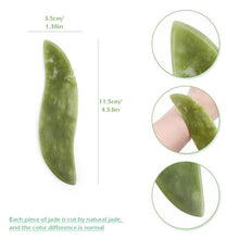 Load image into Gallery viewer, Rose Quartz Face Massager Gua Sha Scraper Natural Jade Stone Skin Care Massager for Body Facial Neck Back Beauty Health Eye SPA