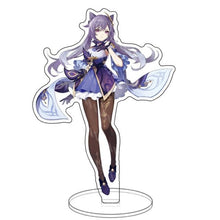 Load image into Gallery viewer, Anime Figure Genshin Impact Diluc Venti Klee Keqing Qiqi Acrylic Stand Model Plate Desk Decor Standing Sign Keychain Fans Gifts