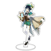 Load image into Gallery viewer, Anime Figure Genshin Impact Diluc Venti Klee Keqing Qiqi Acrylic Stand Model Plate Desk Decor Standing Sign Keychain Fans Gifts