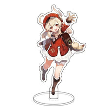 Load image into Gallery viewer, Anime Figure Genshin Impact Diluc Venti Klee Keqing Qiqi Acrylic Stand Model Plate Desk Decor Standing Sign Keychain Fans Gifts