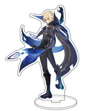 Load image into Gallery viewer, Anime Figure Genshin Impact Diluc Venti Klee Keqing Qiqi Acrylic Stand Model Plate Desk Decor Standing Sign Keychain Fans Gifts
