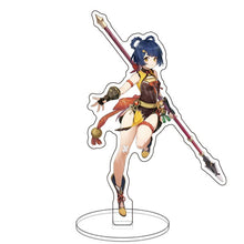 Load image into Gallery viewer, Anime Figure Genshin Impact Diluc Venti Klee Keqing Qiqi Acrylic Stand Model Plate Desk Decor Standing Sign Keychain Fans Gifts