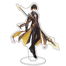 Load image into Gallery viewer, Anime Figure Genshin Impact Diluc Venti Klee Keqing Qiqi Acrylic Stand Model Plate Desk Decor Standing Sign Keychain Fans Gifts