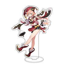 Load image into Gallery viewer, Anime Figure Genshin Impact Diluc Venti Klee Keqing Qiqi Acrylic Stand Model Plate Desk Decor Standing Sign Keychain Fans Gifts