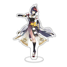 Load image into Gallery viewer, Anime Figure Genshin Impact Diluc Venti Klee Keqing Qiqi Acrylic Stand Model Plate Desk Decor Standing Sign Keychain Fans Gifts