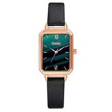 Load image into Gallery viewer, Gaiety Brand Women Watches Fashion Square Ladies Quartz Watch Bracelet Set Green Dial Simple Rose Gold Mesh Luxury Women Watches