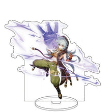 Load image into Gallery viewer, Anime Figure Genshin Impact Zhongli Diluc Venti Klee Keqing Qiqi Acrylic Stand Model Plate Desk Decor Standing Sign Fans Gifts