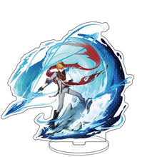Load image into Gallery viewer, Anime Figure Genshin Impact Zhongli Diluc Venti Klee Keqing Qiqi Acrylic Stand Model Plate Desk Decor Standing Sign Fans Gifts