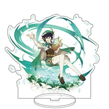 Load image into Gallery viewer, Anime Figure Genshin Impact Zhongli Diluc Venti Klee Keqing Qiqi Acrylic Stand Model Plate Desk Decor Standing Sign Fans Gifts