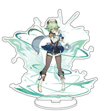 Load image into Gallery viewer, Anime Figure Genshin Impact Zhongli Diluc Venti Klee Keqing Qiqi Acrylic Stand Model Plate Desk Decor Standing Sign Fans Gifts