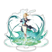 Load image into Gallery viewer, Anime Figure Genshin Impact Zhongli Diluc Venti Klee Keqing Qiqi Acrylic Stand Model Plate Desk Decor Standing Sign Fans Gifts