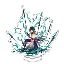 Load image into Gallery viewer, Anime Figure Genshin Impact Zhongli Diluc Venti Klee Keqing Qiqi Acrylic Stand Model Plate Desk Decor Standing Sign Fans Gifts