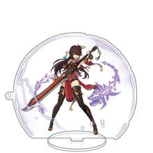 Load image into Gallery viewer, Anime Figure Genshin Impact Zhongli Diluc Venti Klee Keqing Qiqi Acrylic Stand Model Plate Desk Decor Standing Sign Fans Gifts