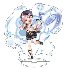 Load image into Gallery viewer, Anime Figure Genshin Impact Zhongli Diluc Venti Klee Keqing Qiqi Acrylic Stand Model Plate Desk Decor Standing Sign Fans Gifts