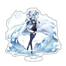 Load image into Gallery viewer, Anime Figure Genshin Impact Zhongli Diluc Venti Klee Keqing Qiqi Acrylic Stand Model Plate Desk Decor Standing Sign Fans Gifts
