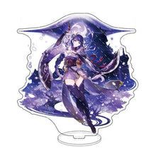 Load image into Gallery viewer, Anime Figure Genshin Impact Zhongli Diluc Venti Klee Keqing Qiqi Acrylic Stand Model Plate Desk Decor Standing Sign Fans Gifts