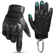 Load image into Gallery viewer, Touch Screen Tactical Gloves PU Leather Army Military Combat Airsoft Sports Cycling Paintball Hunting Full Finger Glove Men