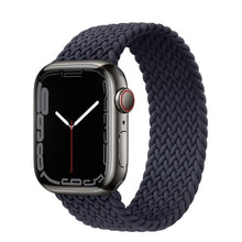 Load image into Gallery viewer, Braided Solo Loop For Apple Watch band 44mm 40mm 45mm 41mm Fabric Nylon Elastic Belt Bracelet iWatch series 3 4 5 SE 6 7 Strap