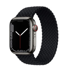 Load image into Gallery viewer, Braided Solo Loop For Apple Watch band 44mm 40mm 45mm 41mm Fabric Nylon Elastic Belt Bracelet iWatch series 3 4 5 SE 6 7 Strap
