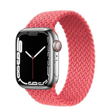 Load image into Gallery viewer, Braided Solo Loop For Apple Watch band 44mm 40mm 45mm 41mm Fabric Nylon Elastic Belt Bracelet iWatch series 3 4 5 SE 6 7 Strap