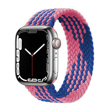 Load image into Gallery viewer, Braided Solo Loop For Apple Watch band 44mm 40mm 45mm 41mm Fabric Nylon Elastic Belt Bracelet iWatch series 3 4 5 SE 6 7 Strap