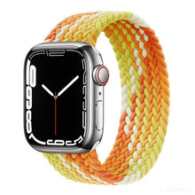 Load image into Gallery viewer, Braided Solo Loop For Apple Watch band 44mm 40mm 45mm 41mm Fabric Nylon Elastic Belt Bracelet iWatch series 3 4 5 SE 6 7 Strap
