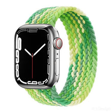 Load image into Gallery viewer, Braided Solo Loop For Apple Watch band 44mm 40mm 45mm 41mm Fabric Nylon Elastic Belt Bracelet iWatch series 3 4 5 SE 6 7 Strap