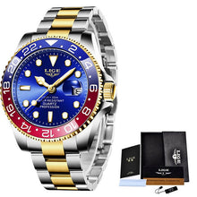 Load image into Gallery viewer, LIGE Top Brand Luxury Fashion Diver Watch Men 30ATM Waterproof Date Clock Sport Watches Mens Quartz Wristwatch Relogio Masculino