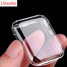 Load image into Gallery viewer, Screen Protector For Apple Watch case 45mm 41mm 44MM 40MM Full TPU bumper Cover 42mm 38MM accessories iwatch series 7 SE 6 5 4 3