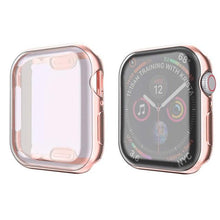 Load image into Gallery viewer, Screen Protector For Apple Watch case 45mm 41mm 44MM 40MM Full TPU bumper Cover 42mm 38MM accessories iwatch series 7 SE 6 5 4 3