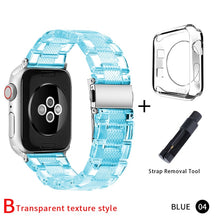 Load image into Gallery viewer, Newest Strap for Apple Watch Band Series SE 7 6 5 4321 Transparent for Iwatch bracelet 38mm 40mm 42mm 44mm Watchband accessories