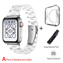 Load image into Gallery viewer, Newest Strap for Apple Watch Band Series SE 7 6 5 4321 Transparent for Iwatch bracelet 38mm 40mm 42mm 44mm Watchband accessories