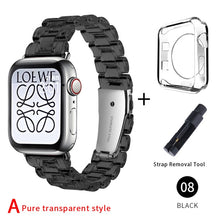 Load image into Gallery viewer, Newest Strap for Apple Watch Band Series SE 7 6 5 4321 Transparent for Iwatch bracelet 38mm 40mm 42mm 44mm Watchband accessories