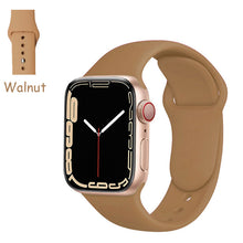 Load image into Gallery viewer, Silicone Strap For Apple Watch Bracelet 44mm 40mm 38mm 42 Mm Watchband For Apple Watch Band Correa For Iwatch Series 6 Se 5 4 3