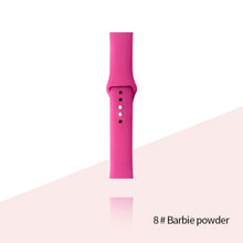 Load image into Gallery viewer, Silicone Strap For Apple Watch Bracelet 44mm 40mm 38mm 42 Mm Watchband For Apple Watch Band Correa For Iwatch Series 6 Se 5 4 3