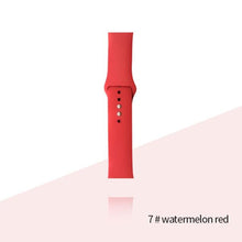 Load image into Gallery viewer, Silicone Strap For Apple Watch Bracelet 44mm 40mm 38mm 42 Mm Watchband For Apple Watch Band Correa For Iwatch Series 6 Se 5 4 3