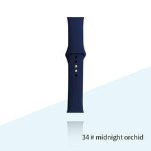 Load image into Gallery viewer, Silicone Strap For Apple Watch Bracelet 44mm 40mm 38mm 42 Mm Watchband For Apple Watch Band Correa For Iwatch Series 6 Se 5 4 3