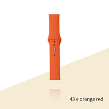 Load image into Gallery viewer, Silicone Strap For Apple Watch Bracelet 44mm 40mm 38mm 42 Mm Watchband For Apple Watch Band Correa For Iwatch Series 6 Se 5 4 3