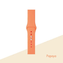 Load image into Gallery viewer, Silicone Strap For Apple Watch Bracelet 44mm 40mm 38mm 42 Mm Watchband For Apple Watch Band Correa For Iwatch Series 6 Se 5 4 3