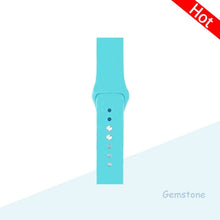 Load image into Gallery viewer, Silicone Strap For Apple Watch Bracelet 44mm 40mm 38mm 42 Mm Watchband For Apple Watch Band Correa For Iwatch Series 6 Se 5 4 3