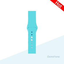 Load image into Gallery viewer, Silicone Strap For Apple Watch Bracelet 44mm 40mm 38mm 42 Mm Watchband For Apple Watch Band Correa For Iwatch Series 6 Se 5 4 3