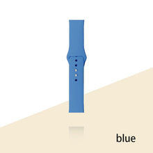 Load image into Gallery viewer, Silicone Strap For Apple Watch Bracelet 44mm 40mm 38mm 42 Mm Watchband For Apple Watch Band Correa For Iwatch Series 6 Se 5 4 3