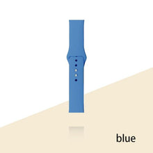 Load image into Gallery viewer, Silicone Strap For Apple Watch Bracelet 44mm 40mm 38mm 42 Mm Watchband For Apple Watch Band Correa For Iwatch Series 6 Se 5 4 3
