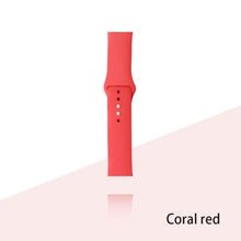 Load image into Gallery viewer, Silicone Strap For Apple Watch Bracelet 44mm 40mm 38mm 42 Mm Watchband For Apple Watch Band Correa For Iwatch Series 6 Se 5 4 3