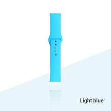 Load image into Gallery viewer, Silicone Strap For Apple Watch Bracelet 44mm 40mm 38mm 42 Mm Watchband For Apple Watch Band Correa For Iwatch Series 6 Se 5 4 3
