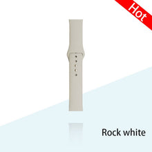 Load image into Gallery viewer, Silicone Strap For Apple Watch Bracelet 44mm 40mm 38mm 42 Mm Watchband For Apple Watch Band Correa For Iwatch Series 6 Se 5 4 3