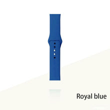 Load image into Gallery viewer, Silicone Strap For Apple Watch Bracelet 44mm 40mm 38mm 42 Mm Watchband For Apple Watch Band Correa For Iwatch Series 6 Se 5 4 3