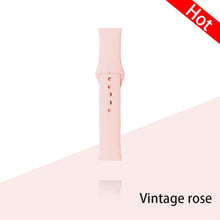 Load image into Gallery viewer, Silicone Strap For Apple Watch Bracelet 44mm 40mm 38mm 42 Mm Watchband For Apple Watch Band Correa For Iwatch Series 6 Se 5 4 3