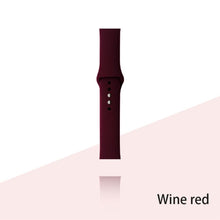 Load image into Gallery viewer, Silicone Strap For Apple Watch Bracelet 44mm 40mm 38mm 42 Mm Watchband For Apple Watch Band Correa For Iwatch Series 6 Se 5 4 3