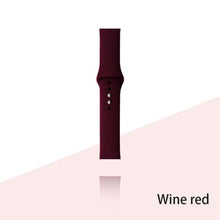 Load image into Gallery viewer, Silicone Strap For Apple Watch Bracelet 44mm 40mm 38mm 42 Mm Watchband For Apple Watch Band Correa For Iwatch Series 6 Se 5 4 3